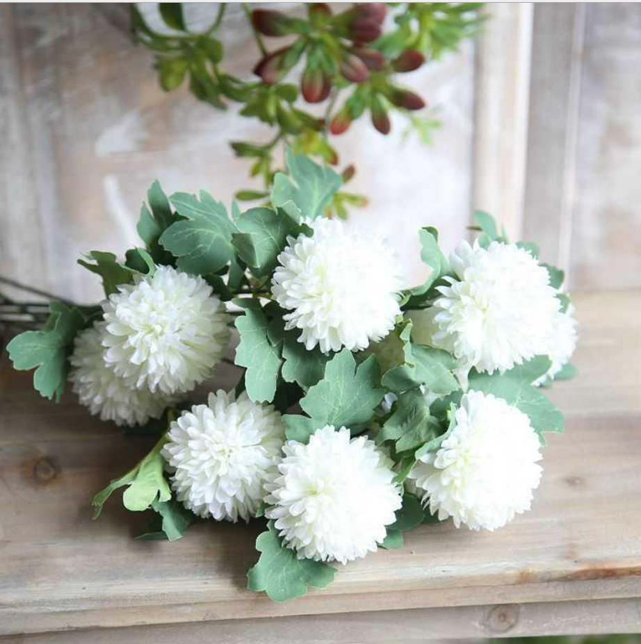 Wholesale cheap single stem artificial silk dandelion flower for home decor