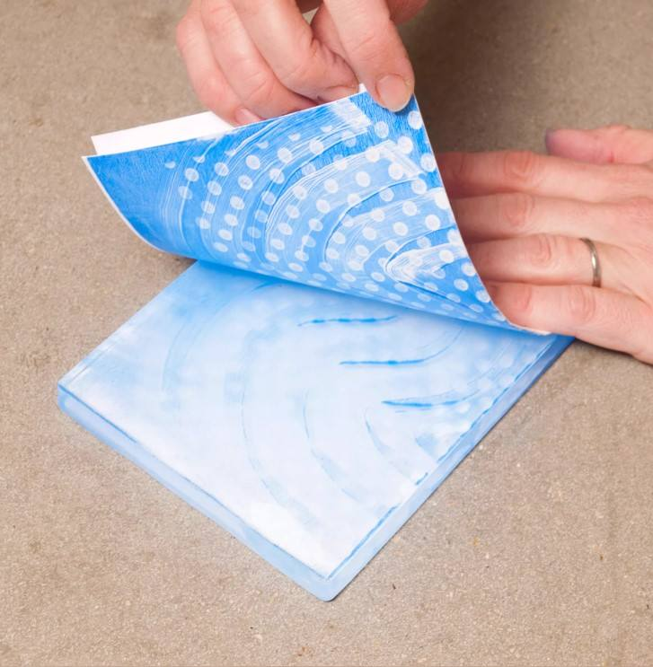 A408 Gelli Plate Printing Handmade Craft Tools For Art Transfer Printing DIY Printmaking Reusable Monoprinting Resin Gelli Plate