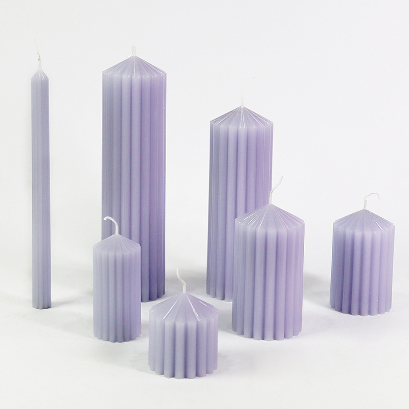 SZ864 Geometry Thick Rack Spire Plastic Candle Molds 3D for Candle Making