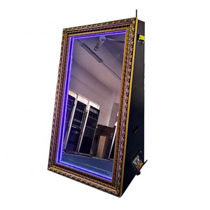 Touch screen 62 inch  magic mirror photo booth for sale