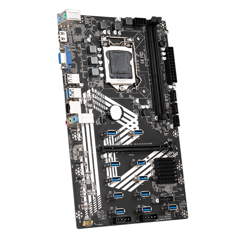 Lga 1151 Mainboard 12gpu B250C Motherboard 11 USB PCIE 16X  B250S Video Cards Motherboard I3/i5/i7