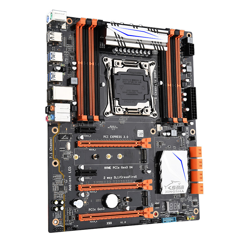 X99 Chipset Motherboard Mainboard lga 2011-3 Suporte Placa Mae InteI Xeon E5-2678v3 / 2669v3 / 2649v3 / 2629v3