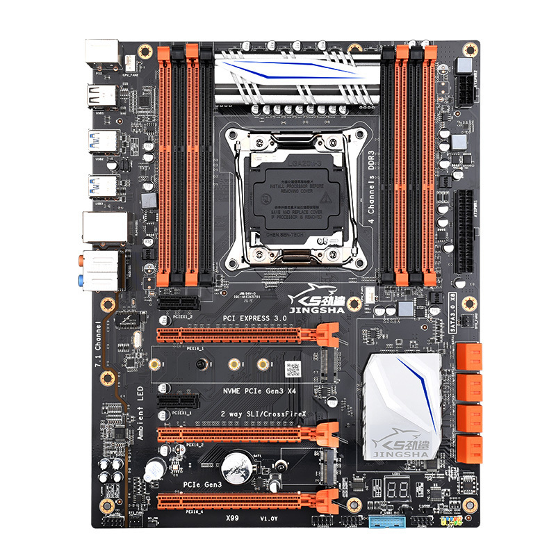 X99 Chipset Motherboard Mainboard lga 2011-3 Suporte Placa Mae InteI Xeon E5-2678v3 / 2669v3 / 2649v3 / 2629v3