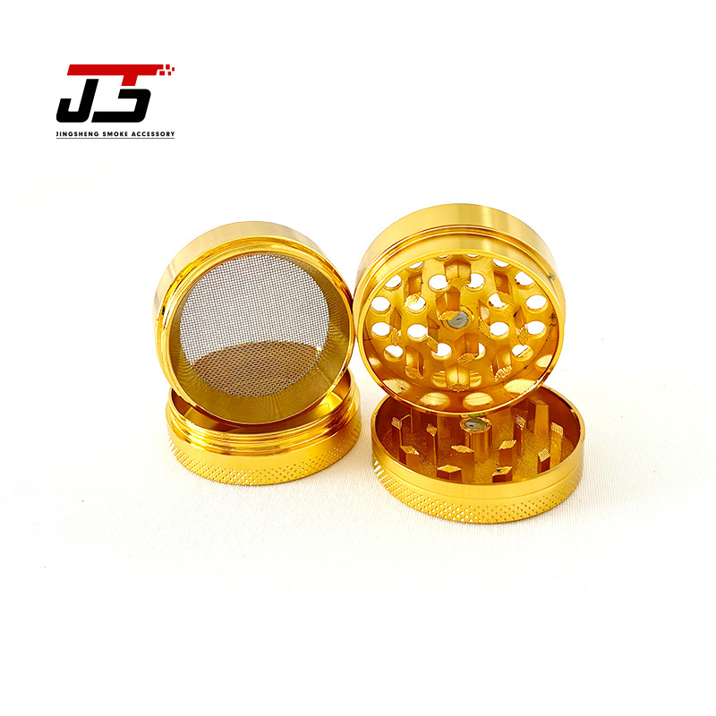 Hot Selling Multi Colour Metal Cute Spare Parts Private Label Gold Colorful Herb Grinder