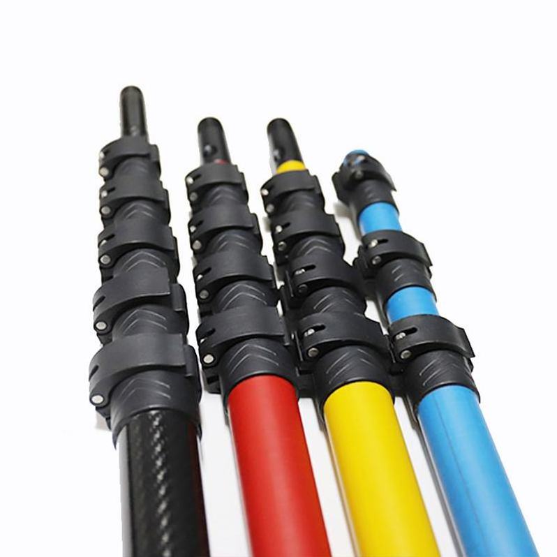 Carbon Fiber Tube Rod Environmental Protection Fibre Price Per Meter Hot Sale New Arrivals 45 Feet Carbon Fiber Telescopic Pole