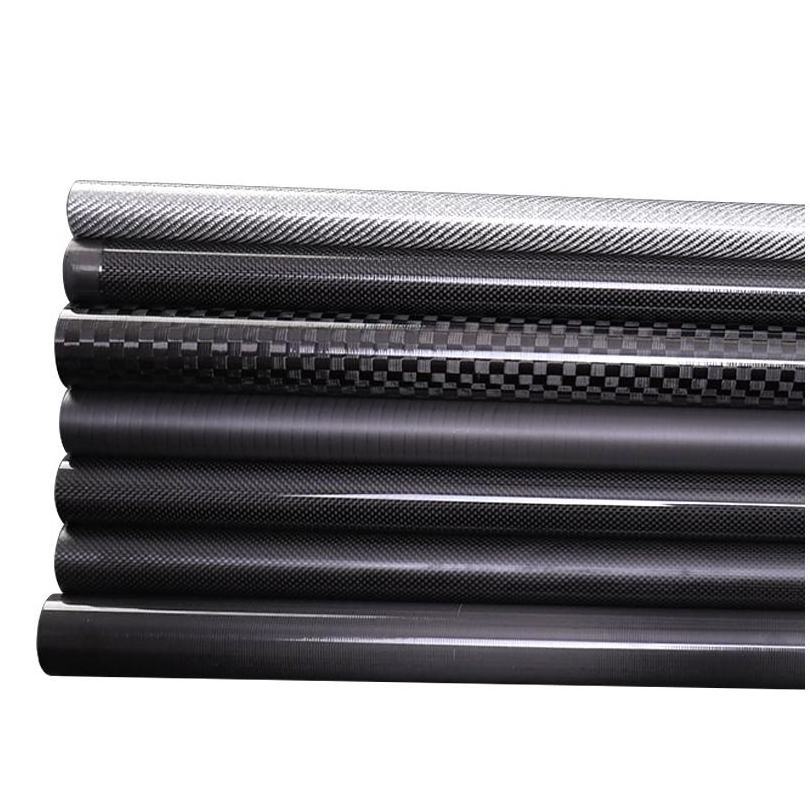 Carbon Fiber Tube tubos de fibra de carbono Latest New Arrivals Sheet Rectangular Pipe Multipurpose Carbon Fiber Barrel