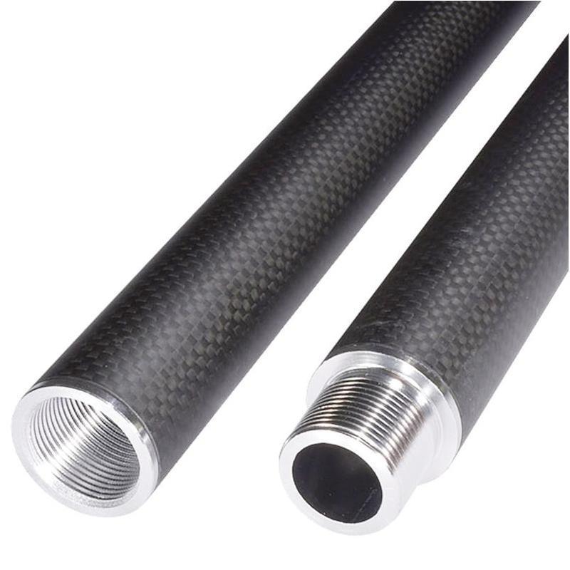 Carbon Fiber Tube Brackets Curtain Cleaning System Pool Cue Shaft Jump Break Camera Telescoping Carbon Fiber Beam