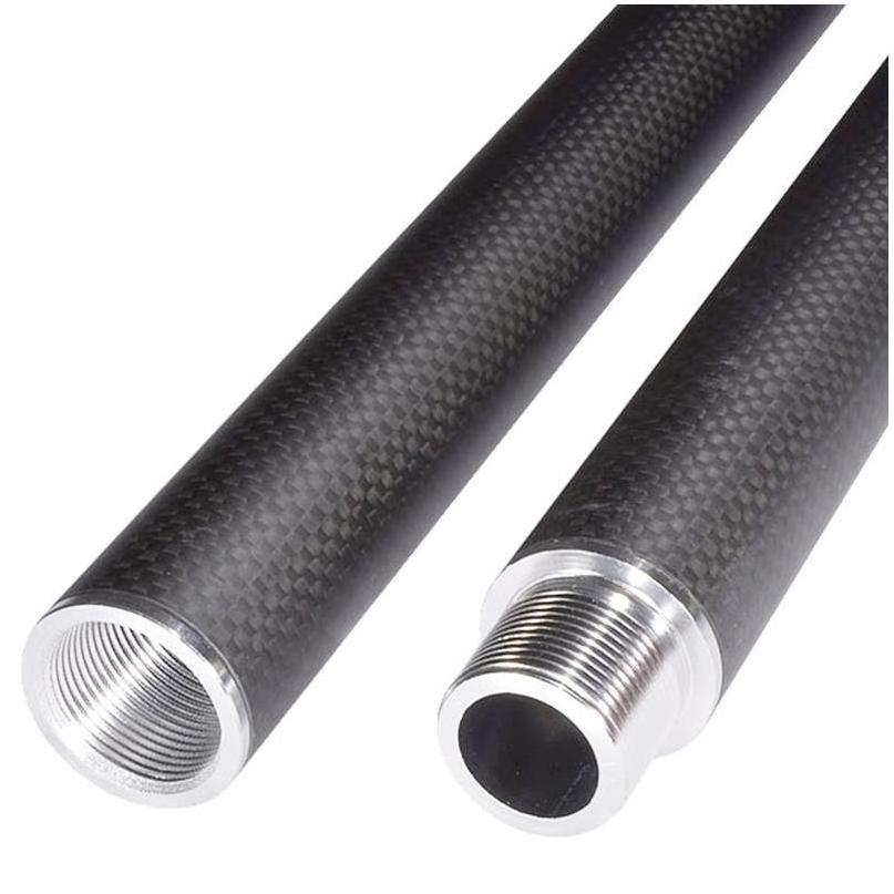 Carbon Fiber Tube Rod Pipe Wholesale Multipurpose Square Sheet Pultruded Extension Poles 45 Feet Carbon Fiber Telescopic Pole