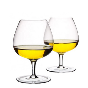 Factory direct provide handmade crystal lead-free cognac brandy snifter glass