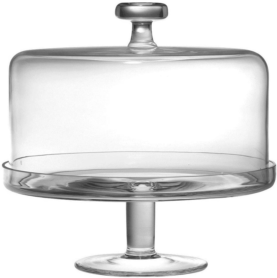 2021 wholesale handmade crystal stem glass dome cake cover cake stand