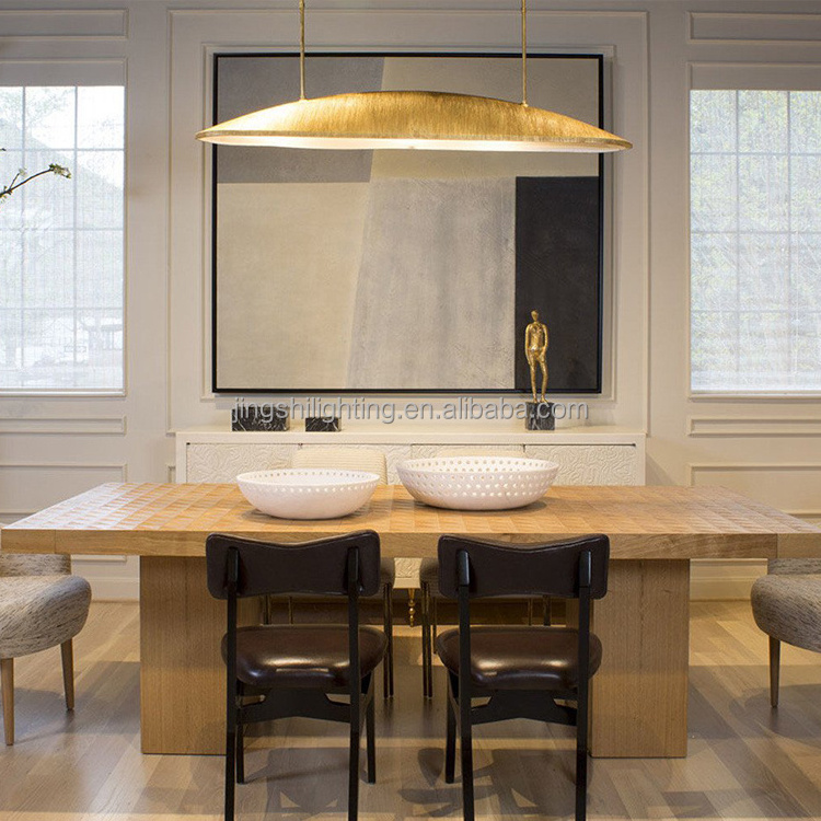 American Luxury Gold Restaurant kitchen island pendant lighting Utopia Large Linear Pendant with Frosted Acrylic in gold