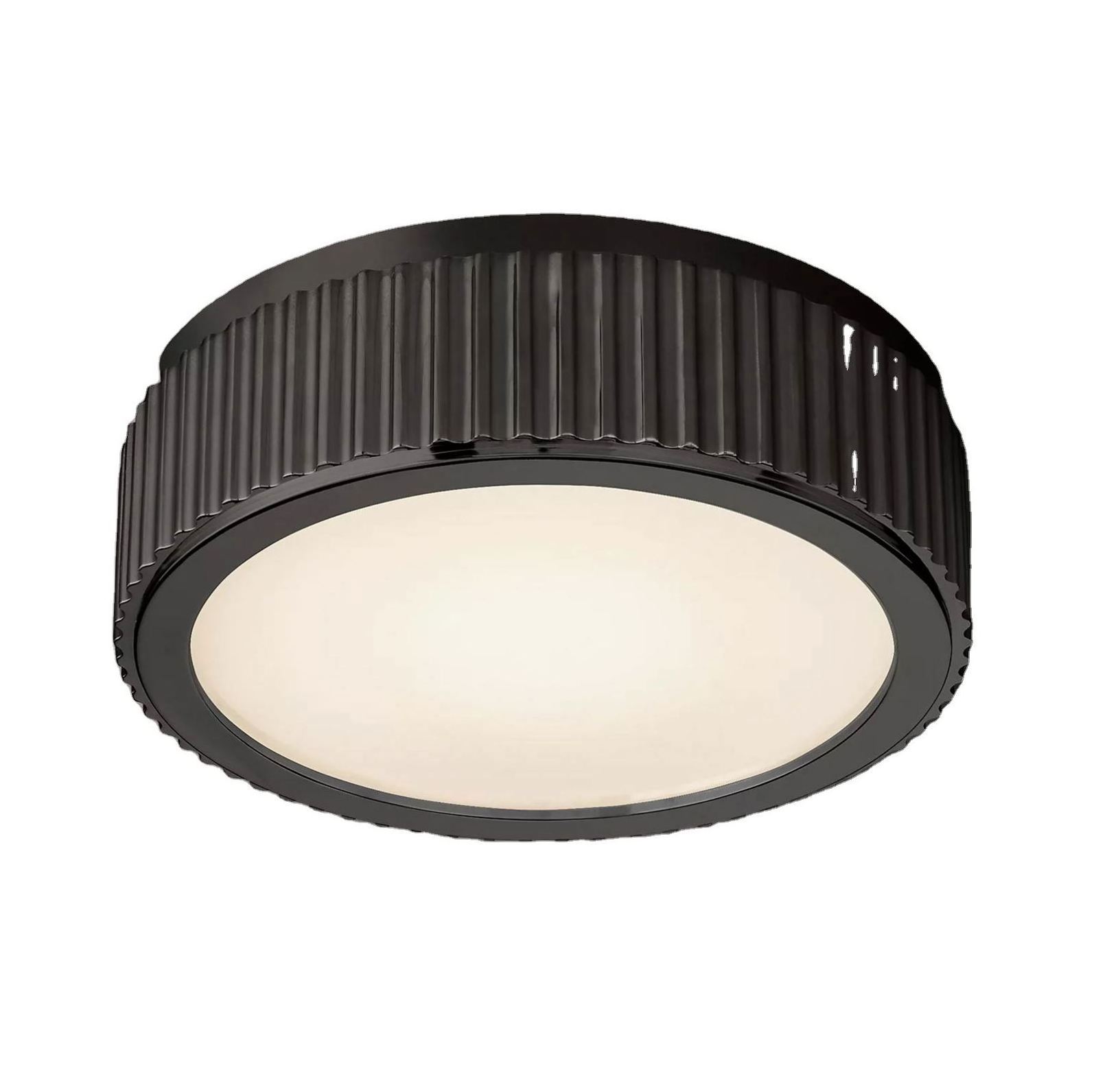 2022 Ceiling Lamps Fixture Round  Black Luxury Lighting  DAVENPORT FLUSH MOUNT lamp