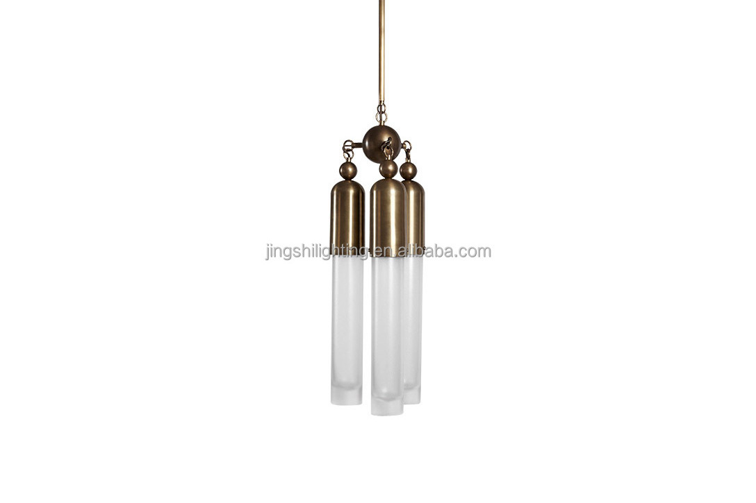 Designer Modern Classic Brass Chandelier with LED Light Source High Quality Copper Lighting Fixtures for Living Room