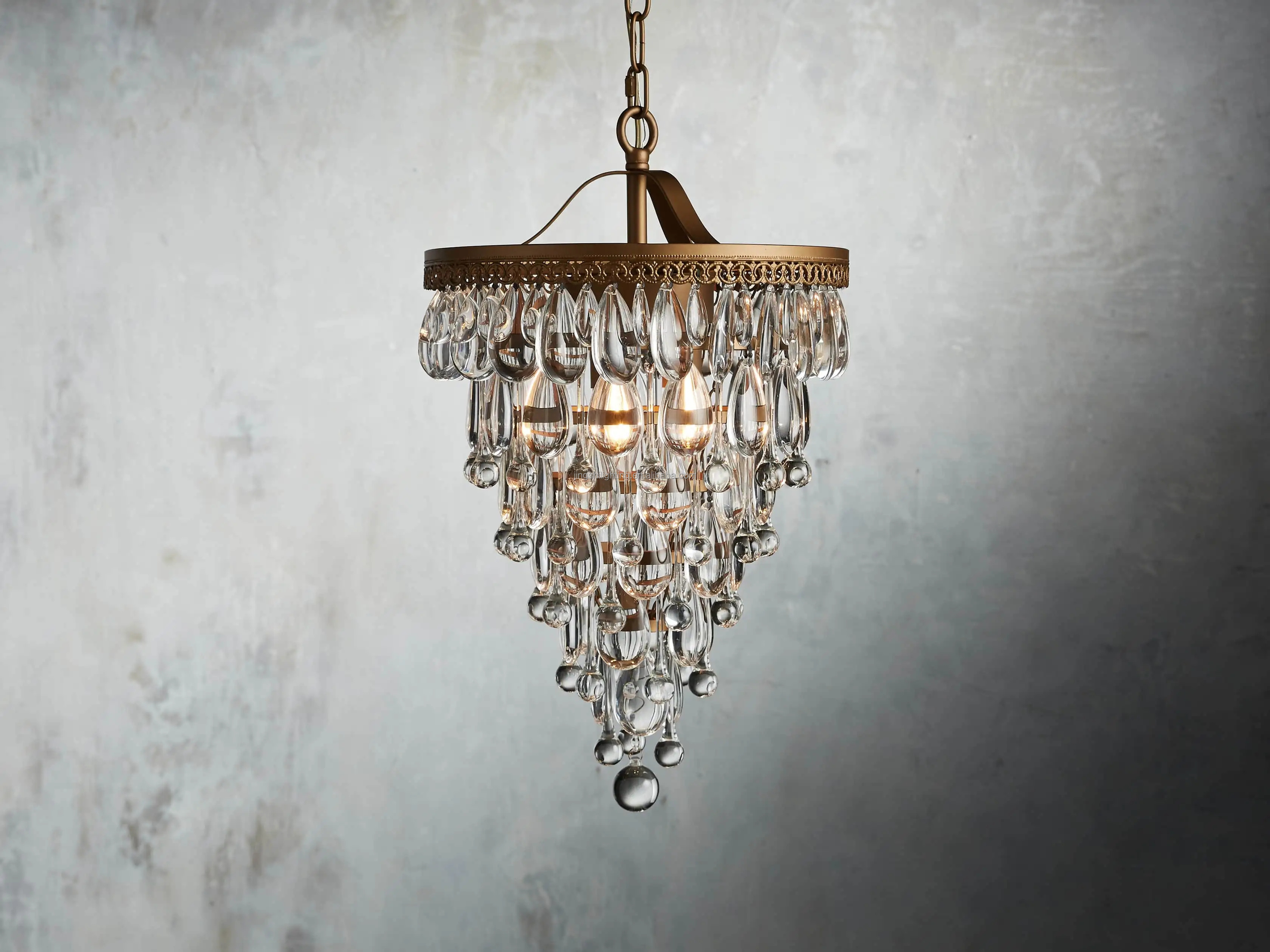 Crystal Chandelier Kitchen Island Hanging Light Fixtures Rectangular Ceiling Pendant Light Black Metal Frame for Dining Room