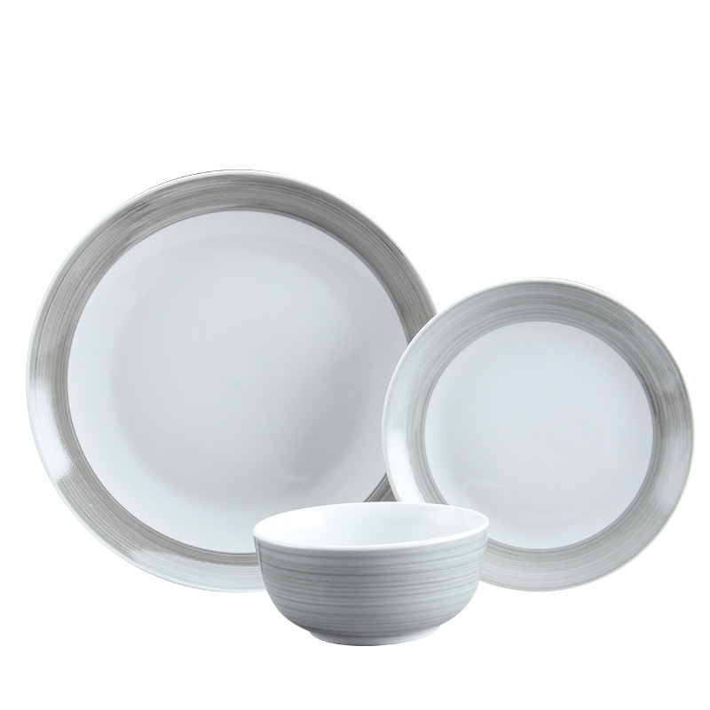 Sales Excellent and Special Design ceramic dinnerware set luxury dinnerware set