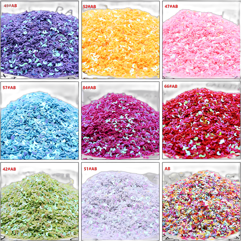 Factory Direct Sales Of Golden Beads Clothing Accessories Diy Sequins Material Bag Wholesale Eye Concave