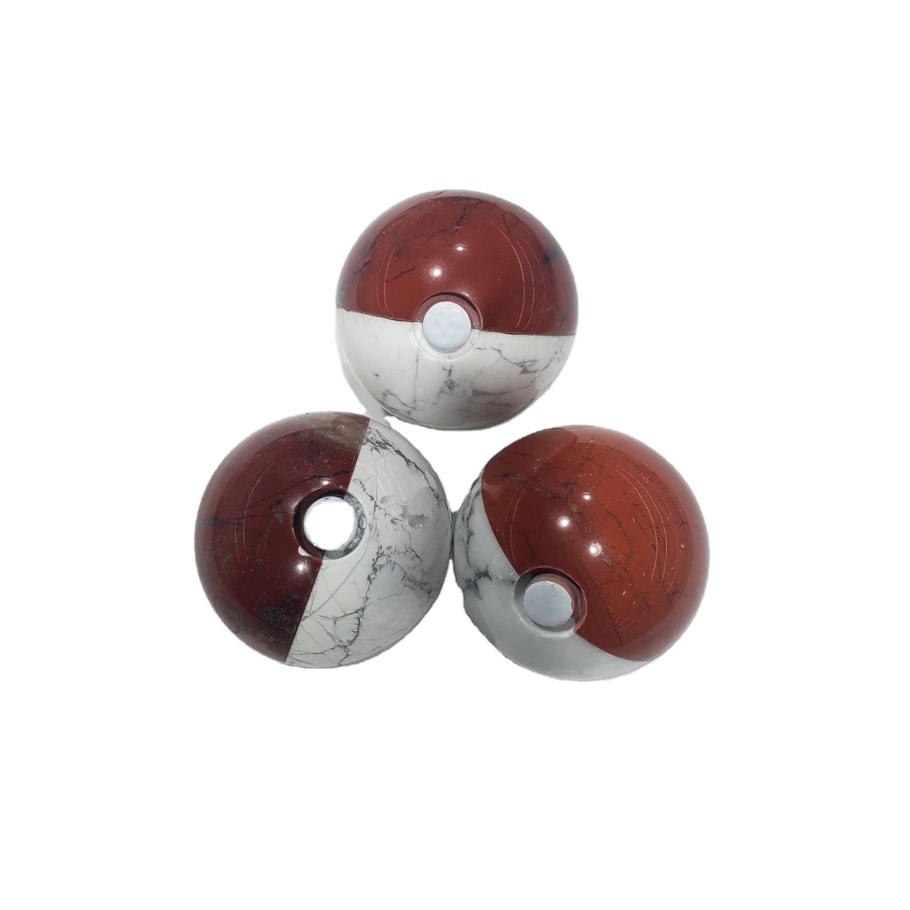 Wholesale Natural Healing Stone Crystal Crafts Pokemon Ball Crystal Pokemon Carving