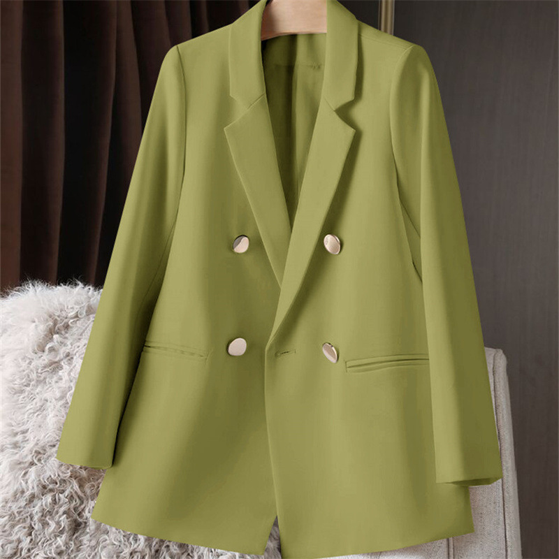 Spring Autumn Women Suit Coat Solid Elegant Korean Casual Jacket Office Lady Fashion Luxury Blazers