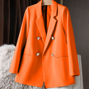 Spring Autumn Women Suit Coat Solid Elegant Korean Casual Jacket Office Lady Fashion Luxury Blazers