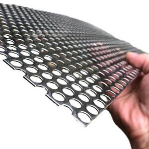 Round Hole Size 0.2 mm Perforated Metal For Filter grill gutter 1mm/1.5mm Stainless Steel Perforated Metal Sheet 316 Aluminum