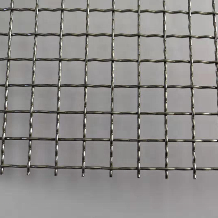 1.6x10mm Stainless Steel Corrugated Mesh Grid For Screening ss wire mesh 304 double crimped wire mesh expanded metal filter