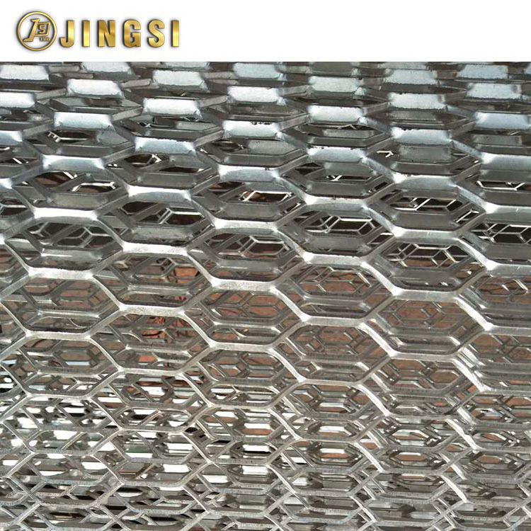 Hexagonal Aluminum Expanded Metal Wire Mesh Roll Gabion Boxes Galvanized Steel Barbecue Wire Grill Grates Malla Rack BBQ Mesh