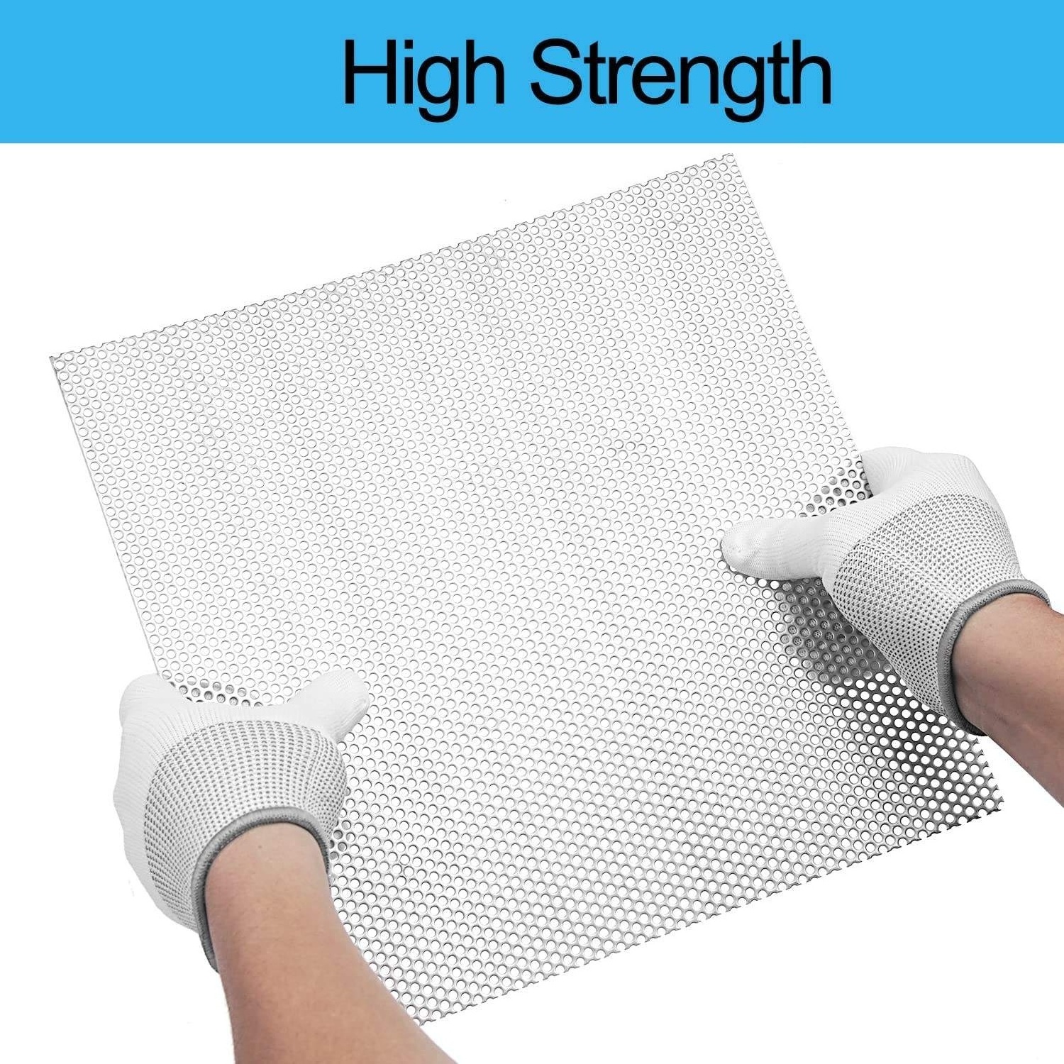 Sheet Metal For Speaker Iron Plate Punched  Hot Dipped Galvanized Silver  Perforated  Spring  Wire  Stainless Steel Metal Mesh