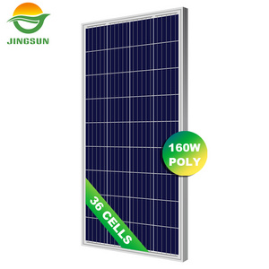 Jingsun Hot Sale 36 Cells 160W Polycrystalline Solar Panel with 25 Years Warranty