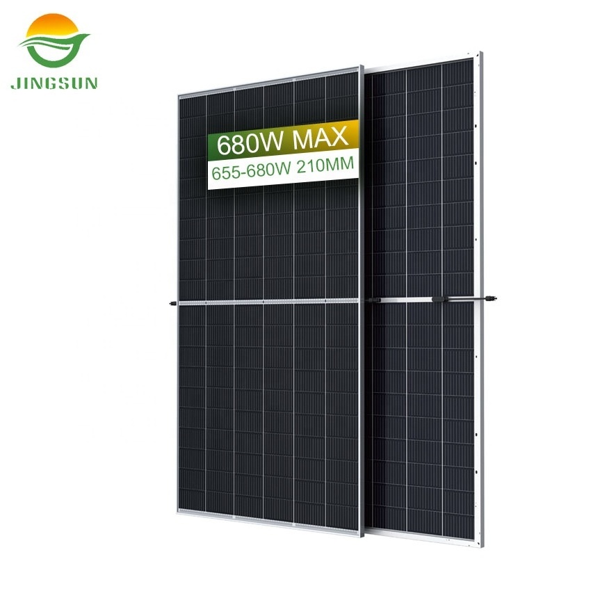 Jingsun factory direct supply panel solar portatil 655w 660w 665w 670w 675w 680w perovskite solar panel