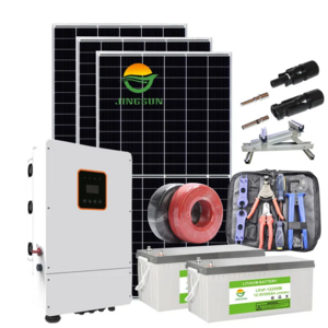 Jingsun Complete Set Solar Panel Power System 8kW 10kW 15kW 20kW Solar Energy Residential Hybrid Off Grid Solar System