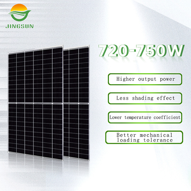 Hot Selling High Power Mono Solar Power Panel 720w 725W 730W 735W 740W 745W 750W Solar Panels for Solar Power System