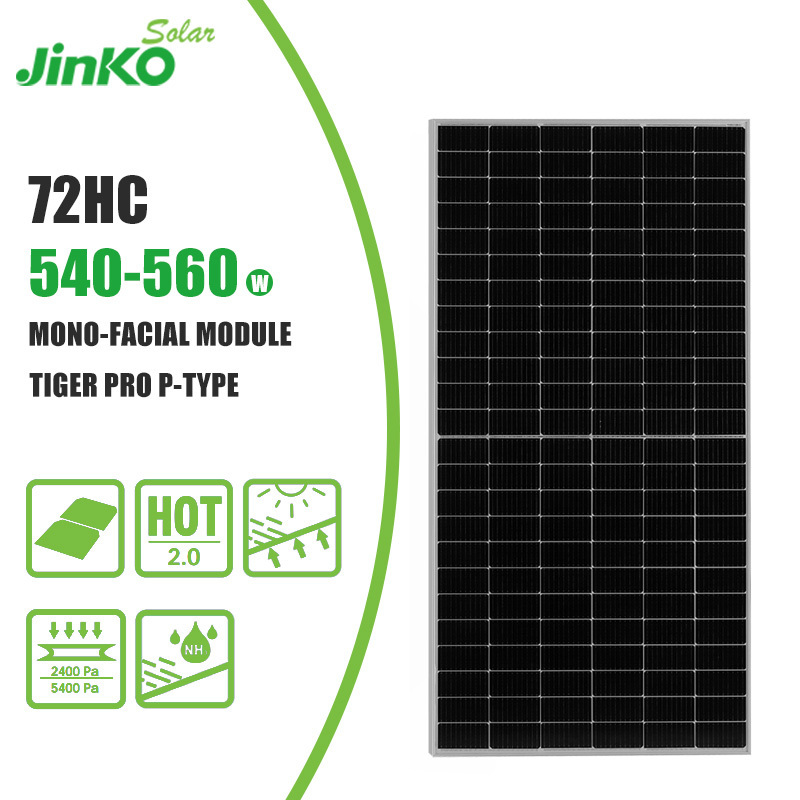 jinko 540w-560w solar panel kit for a house solar panels bifacial  solar panel price philippines for home