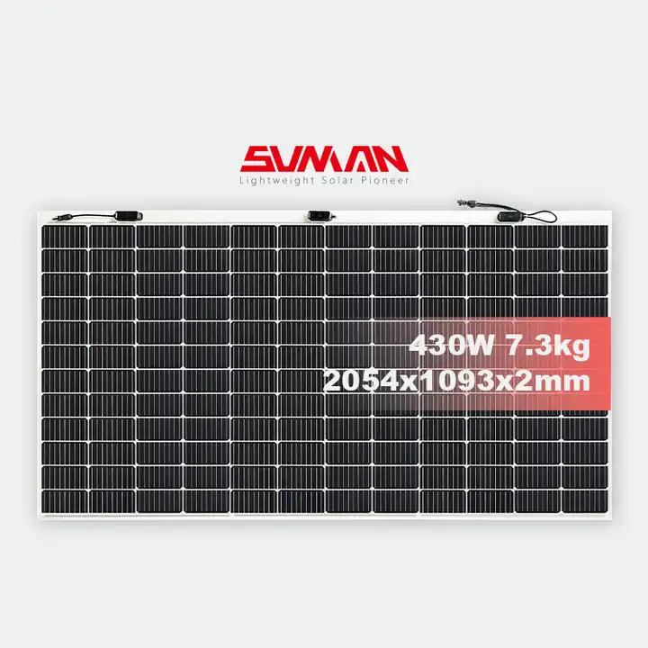 Sunman EARC 430W 520W Flexible Solar Panels sunman solarmodul flexible photovoltaic panel