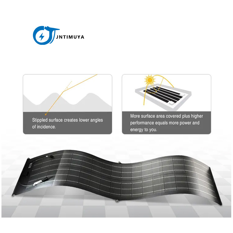 High Quality CIGS flexible solar panels for reliable for high wind pressure and earthquake and dangerous areas 110-130watt