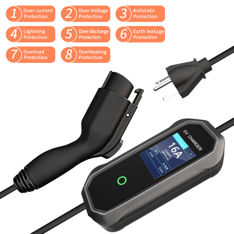 JNTIMUYA 10A 13A 16A 26A 28A 32A 3.5KW 7KW 11KW 22KW 3.5KW  7KW car charger cables Electric Vehicle Charger