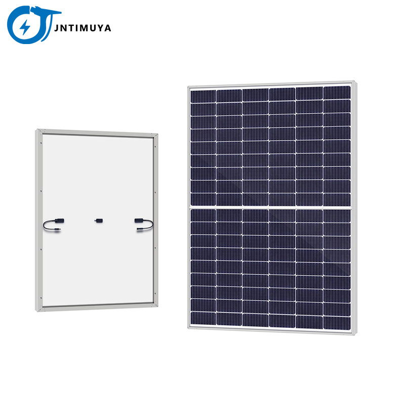 JNTIMUYA 450w 460W 480W 500W Panel Solar With Black Frame Black Back Sheet High Efficiency Solar Panels OEM orders