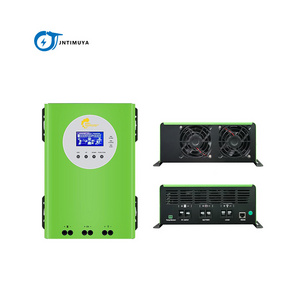 JNTIMUYA 100 Amp MPPT 12V/24V/48V DC auto 36Vset Solar Charge Controller with auto cooling fan Adjustable LCD Display