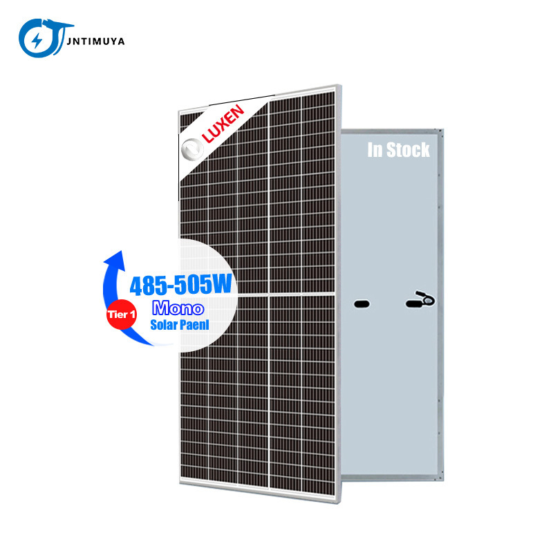 JNTIMUYA Tier1 JA/LONGi/Risen/Trina 410w solar photovoltaic panels 550 watts 500w 530w 540w 550w 600w half cut cell solar panel