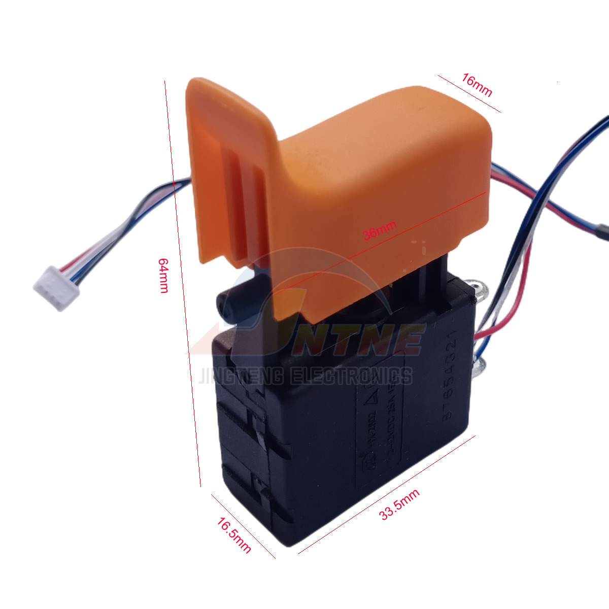 High quality AC trigger switch Power tools Black electronic speed control switch