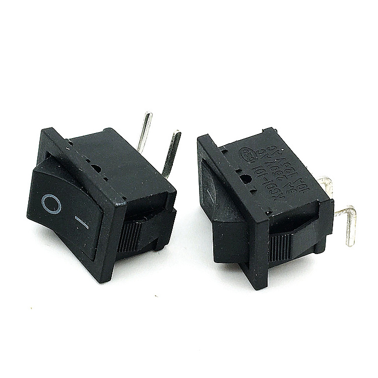 SPST Switch KCD1-101 90degrees feets 15 X 21 2pin on off rocker switch boat rocker switch