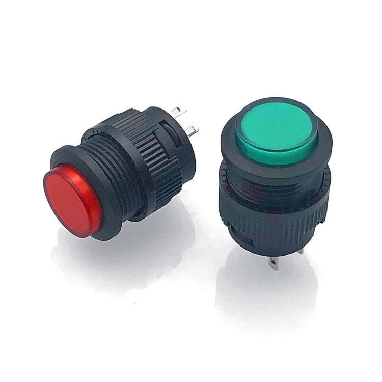 DS-450 451 Plastic Mini 10mm Waterproof 24 Volt Push Pull Button Switch Momentary Push Button Switch