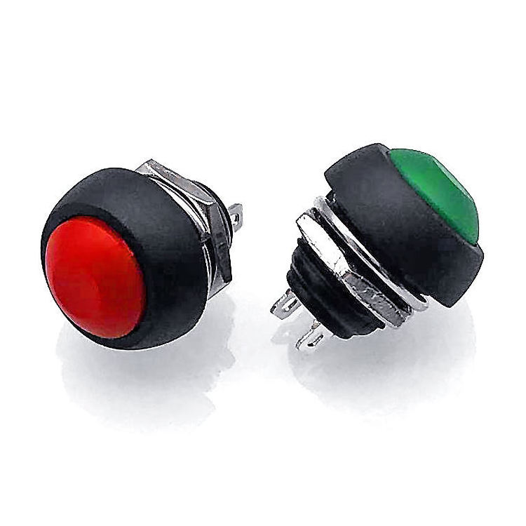 DS-450 451 Plastic Mini 10mm Waterproof 24 Volt Push Pull Button Switch Momentary Push Button Switch