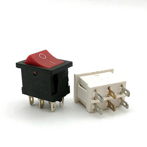 6 Pin T85 Rocker Switch 12v Kcd1 Rocker Switch Two-color On-off Rocker Switches