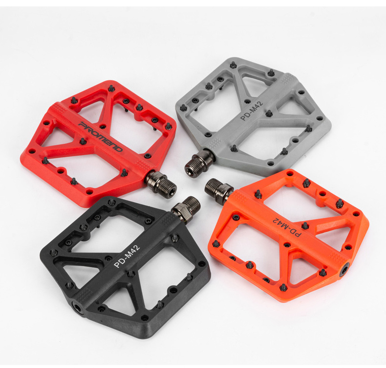 Hotsale   Bike Pedals Nylon 10 Colors Sealed Bearing Pedales Mtb  120 Width Big Platform Bicycle  Pedal Mtb Bicycle Parts