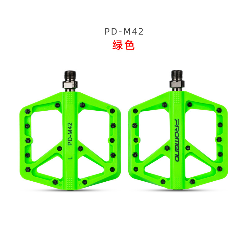 Hotsale   Bike Pedals Nylon 10 Colors Sealed Bearing Pedales Mtb  120 Width Big Platform Bicycle  Pedal Mtb Bicycle Parts