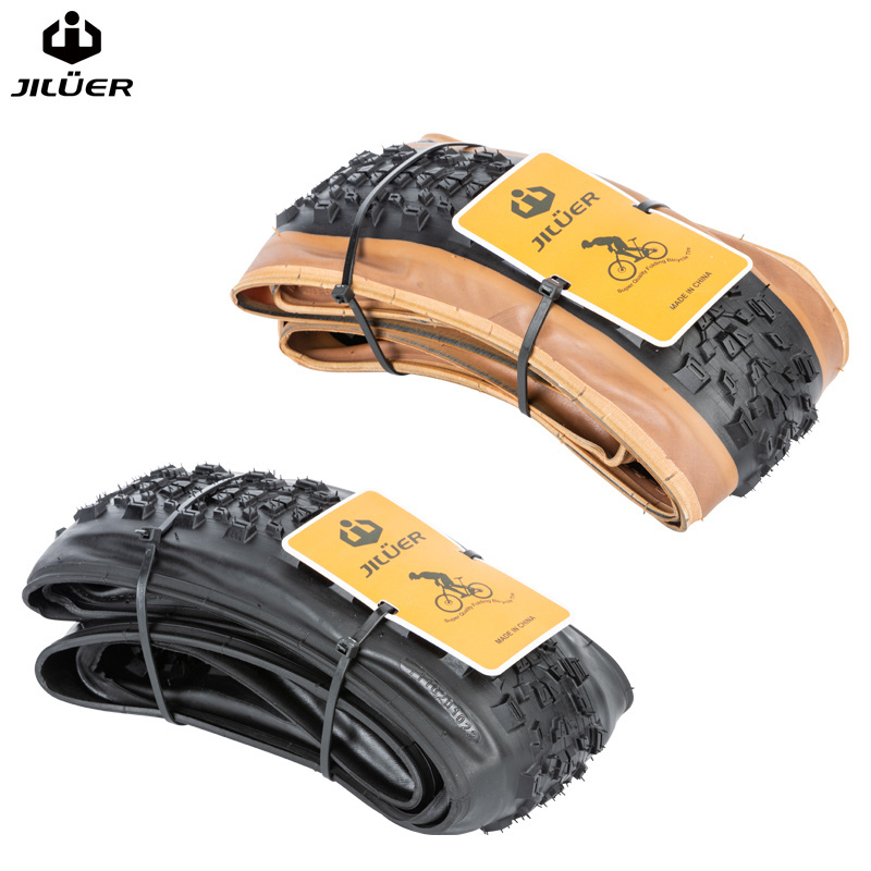 2023June Jiluer Antiskid Bike Solid Tyres High Reputation 60Tpi Rubber Mtb Bike Tyre 29*2.2 Puncture-Resistant Rubber Bike Tyres