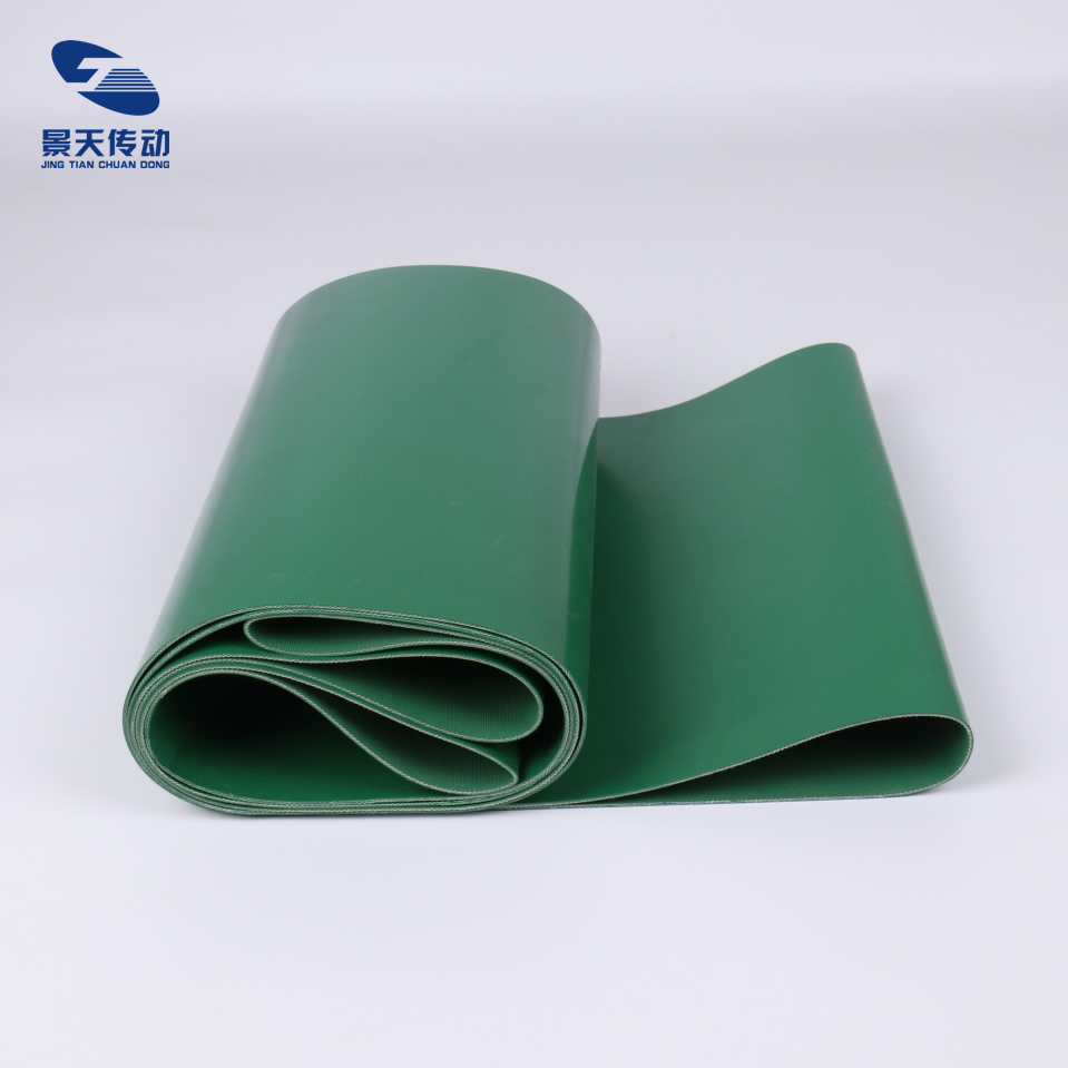 green nitrile conveyor belt for chip conveyor and chain conveyor