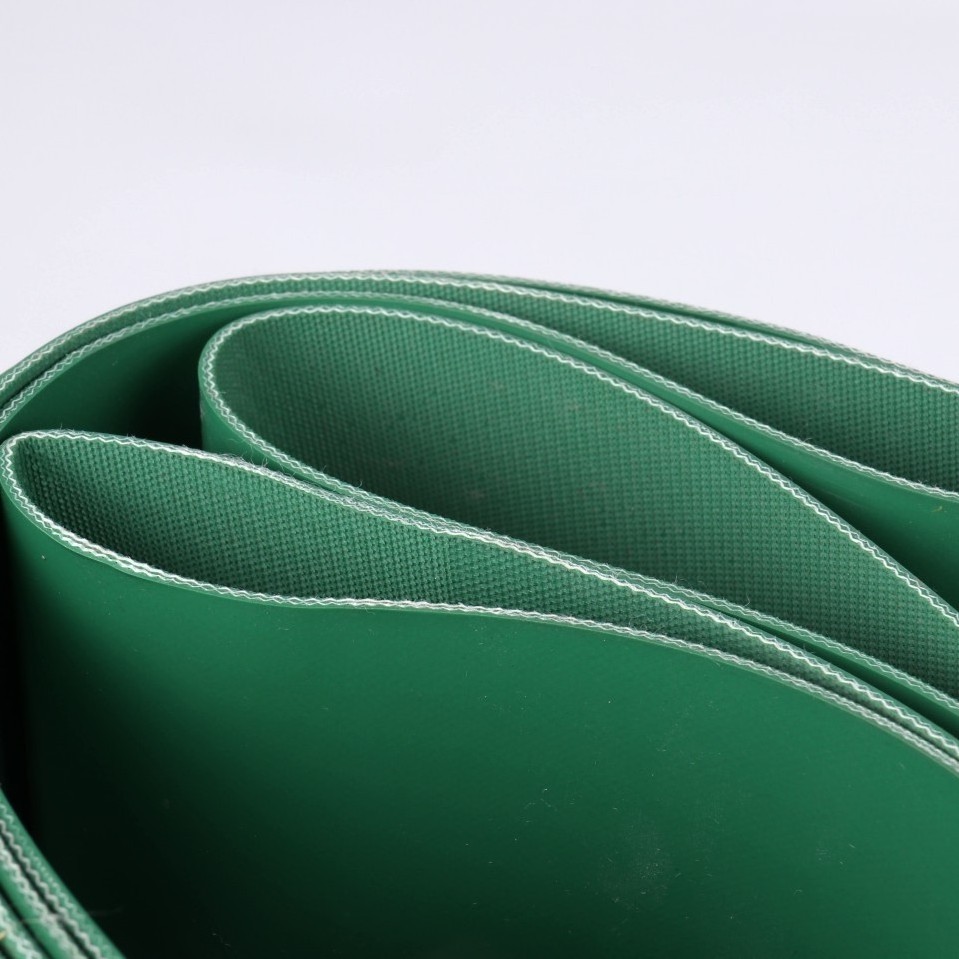 green nitrile conveyor belt for chip conveyor and chain conveyor