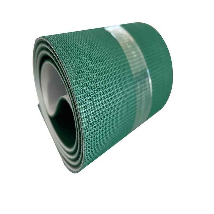 green rough top belt conveyor belt for truck loading unloading conveyor