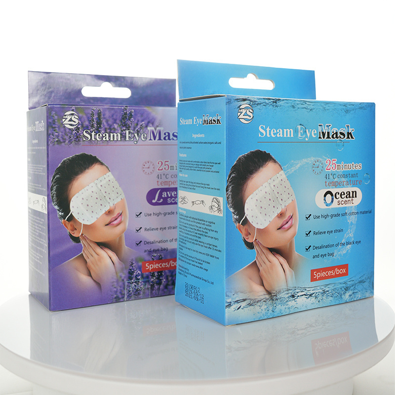 Disposable self heating and warming eye patch steam mask self heating eye mask